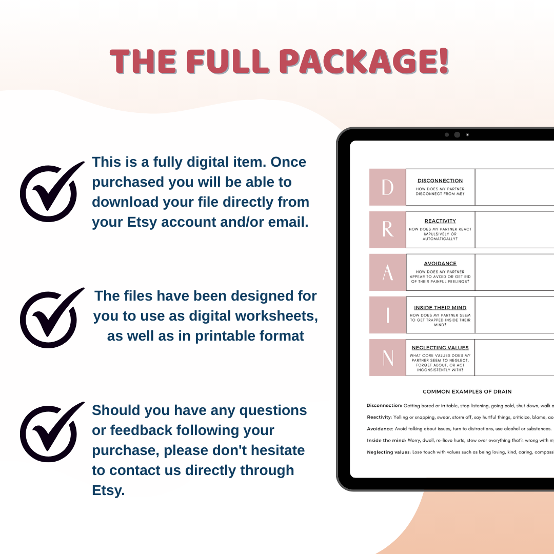 Couples Therapy Worksheets: Enhancing Communication, Responding vs. Reacting, Relationship Counseling, and Interpersonal Effectiveness