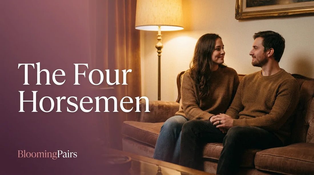 Couple working through conflict gently — Gottman's Four Horsemen