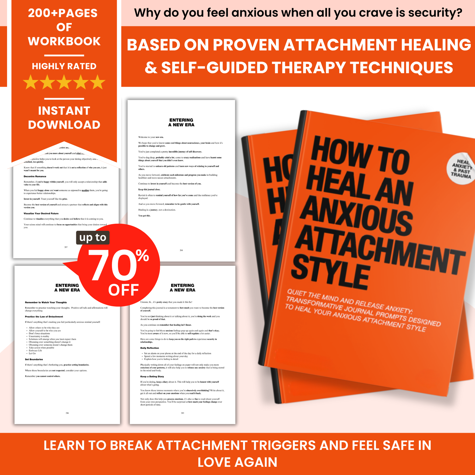 How to Heal an Anxious Attachment Style – A Deep Emotional Healing Journal