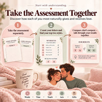 The 5 Ways We Feel Loved — Love Language Workbook for Couples | Assessment, 5 Love Styles & 30-Day Plan | Printable PDF