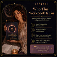The Ultimate Twin Flame Guide & Workbook | Signs, Separation, Reunion, Runner & Chaser, Soulmate vs Twin Flame | Digital PDF