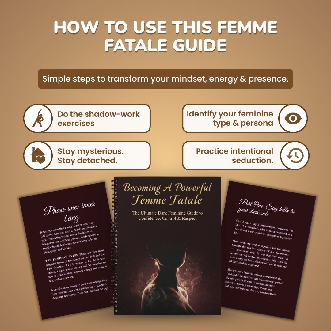 Becoming A Powerful Femme Fatele: The Ultimate Dark Feminine Guide to Confidence, Control & Respect
