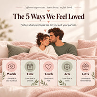 The 5 Ways We Feel Loved — Love Language Workbook for Couples | Assessment, 5 Love Styles & 30-Day Plan | Printable PDF