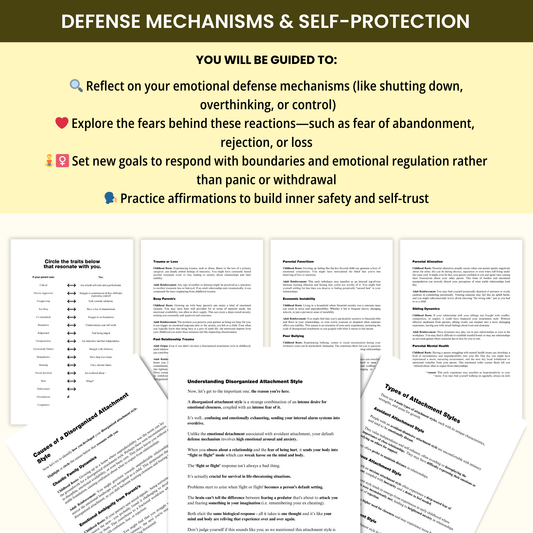 How to Heal a Disorganized Attachment Style – A Transformational Shadow Work Journal