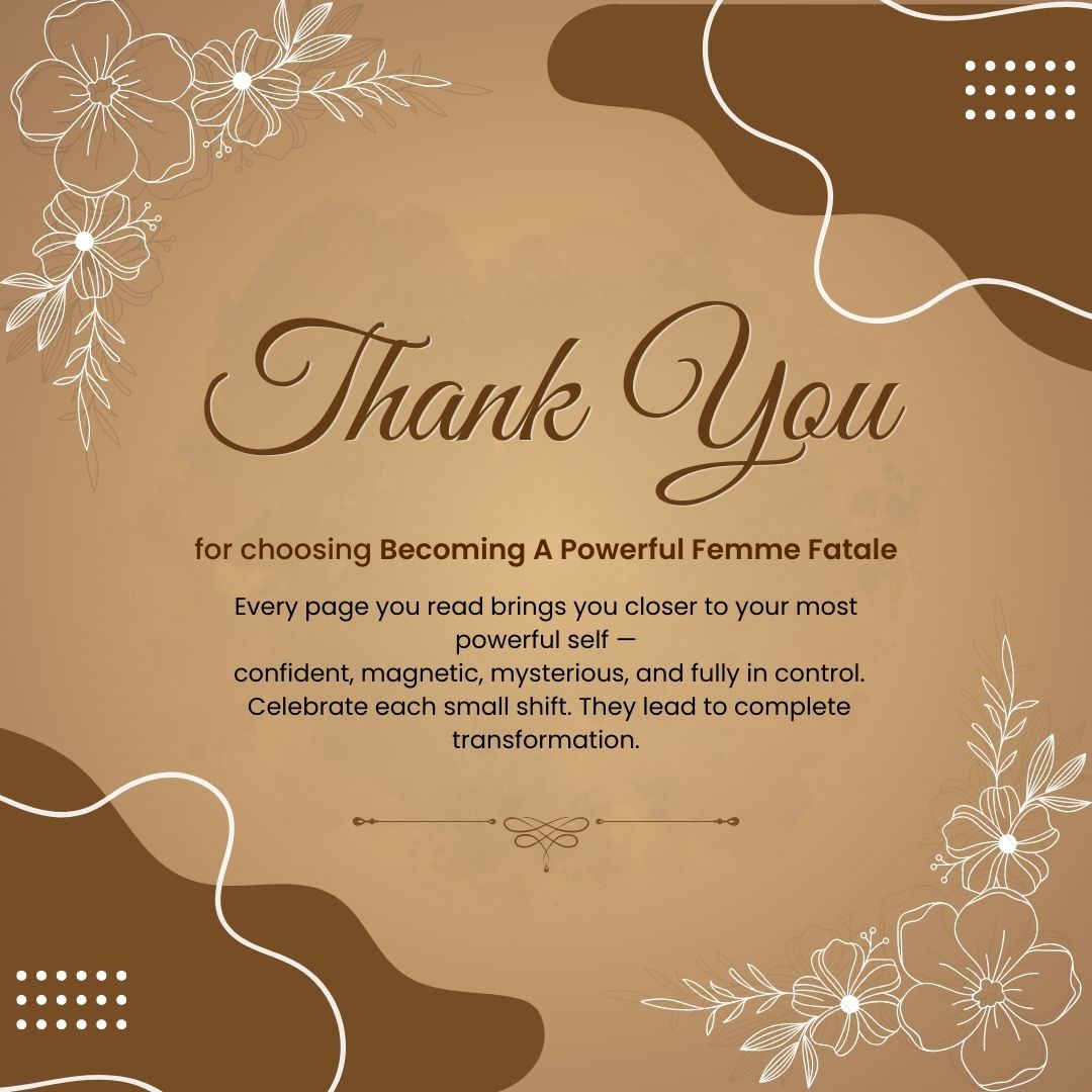 Becoming A Powerful Femme Fatele: The Ultimate Dark Feminine Guide to Confidence, Control & Respect