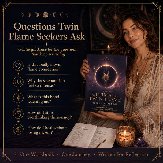 The Ultimate Twin Flame Guide & Workbook | Signs, Separation, Reunion, Runner & Chaser, Soulmate vs Twin Flame | Digital PDF