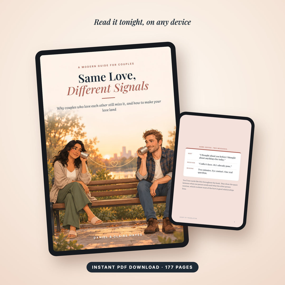 Same Love, Different Signals digital edition on tablet and phone