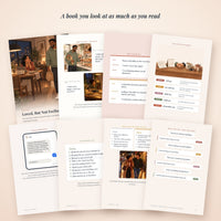 Sample illustrated pages from the book